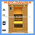 Classical style hot sale infrared sauna 2 person tourmalinie sauna room